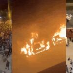 Watch: Cars set ablaze, police motorcycle torched as violence rocks Spain’s Bilbao